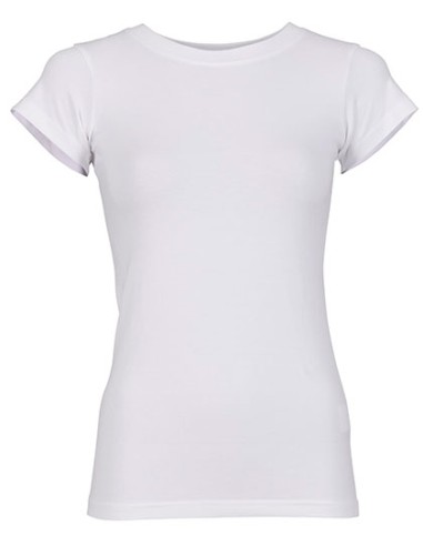 BUI-BY384-Ladies Basic Stretch Tee